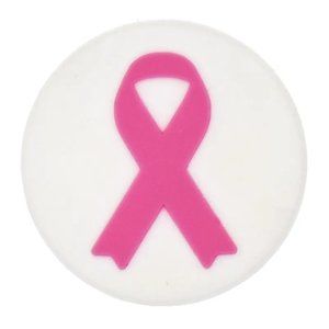 Breast Cancer Awareness Croc Charm